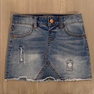 Justice Denim Skirt with Built-in Short Size 7